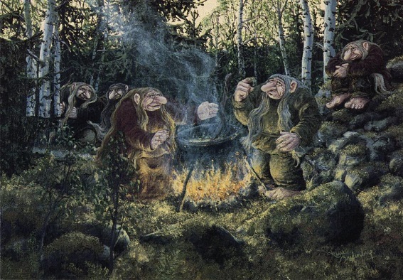 Debilidad en Desgracia Los Trolls – leyenda nórdica ~ Historias y Relatos