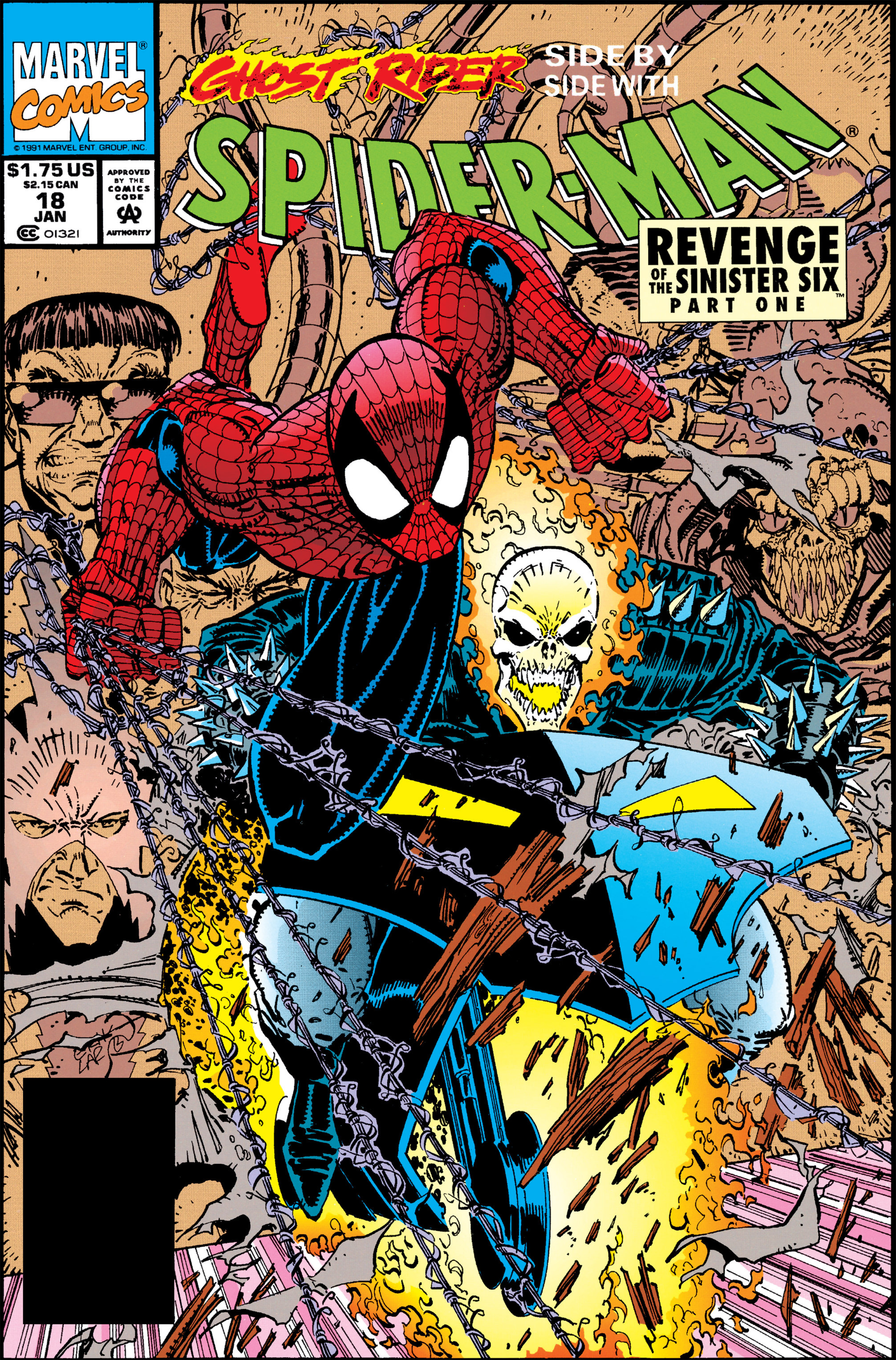 Spider-Man (1990) 18_-_Revenge_Of_Sinister_Six Page 0