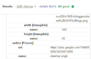 fixed resolved publisher missing and required error in google structure data testing tool