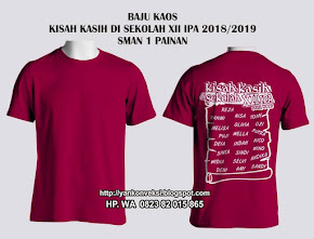 BAJU KAOS KELOMPOK LOKAL SMA