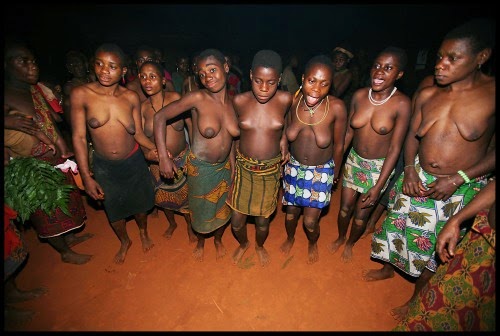 Nude Naked: African tribal nude girls group photos