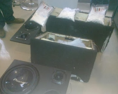 cocaine inside loud speakers cocaine inside loud speakers