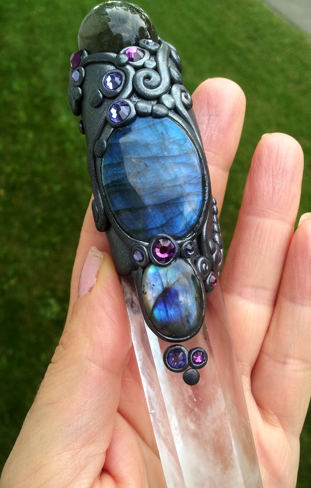 Luna Blue Boutique Luna Blue's Midnight Blue Labradorite & Quartz