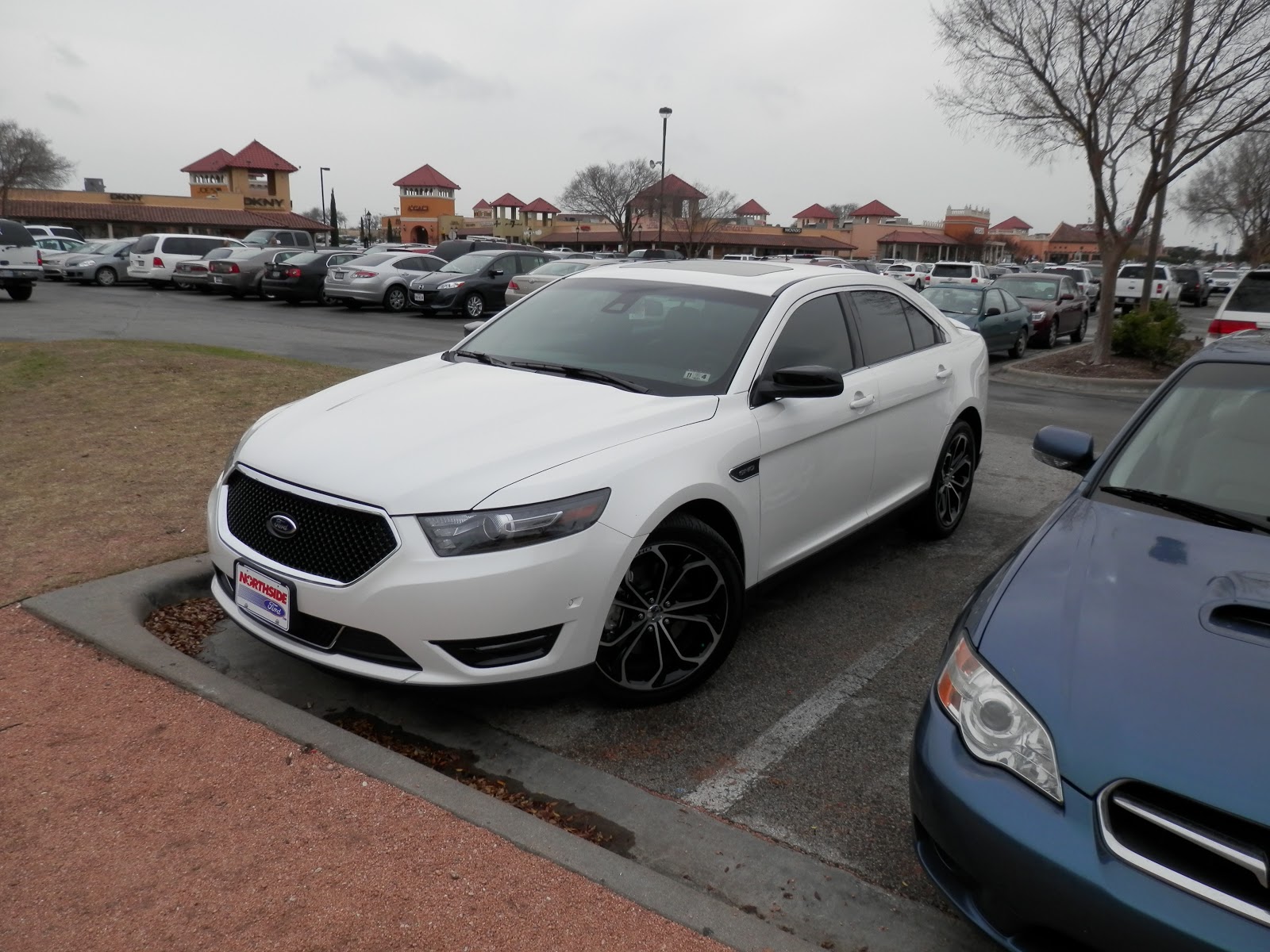 Ford taurus sho white #9