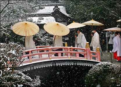 Procession of Shinto Priesthood