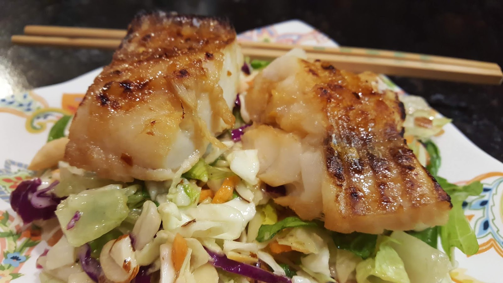 Cook with Sara Soy and Honey Glazed Cod