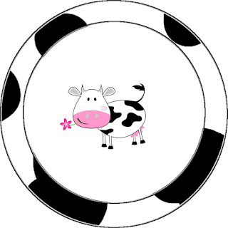Cow and Patchwork  Toppers or Free Printable Candy Bar Labels.