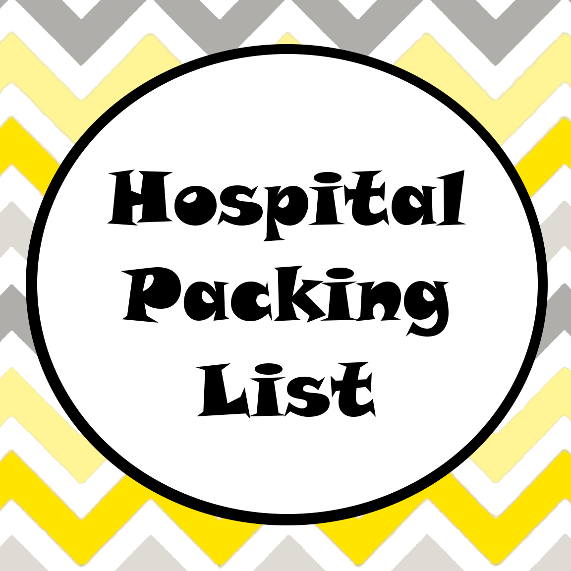 Traxel Time: Hospital Packing List