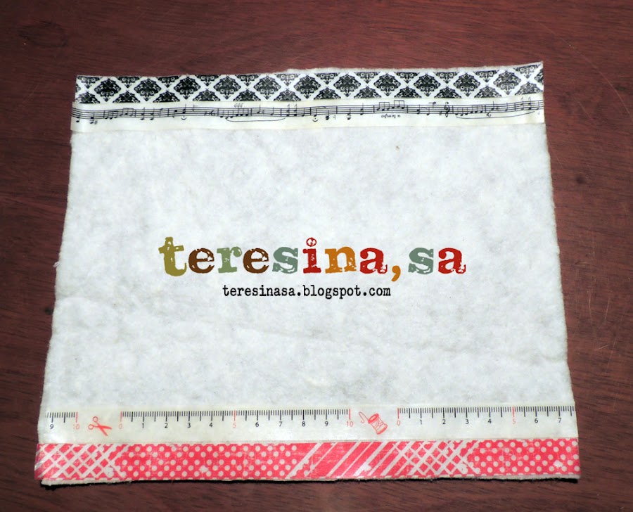 Estuche para lápices con washi tape