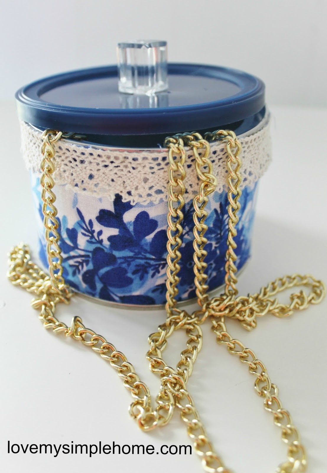 DIY fabric jewelry gift boxMother's Day Gift Idea Love My Simple Home