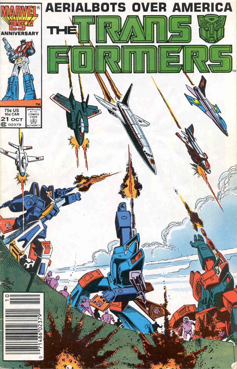 Read online The Transformers (1984) comic -  Issue #21 - 1