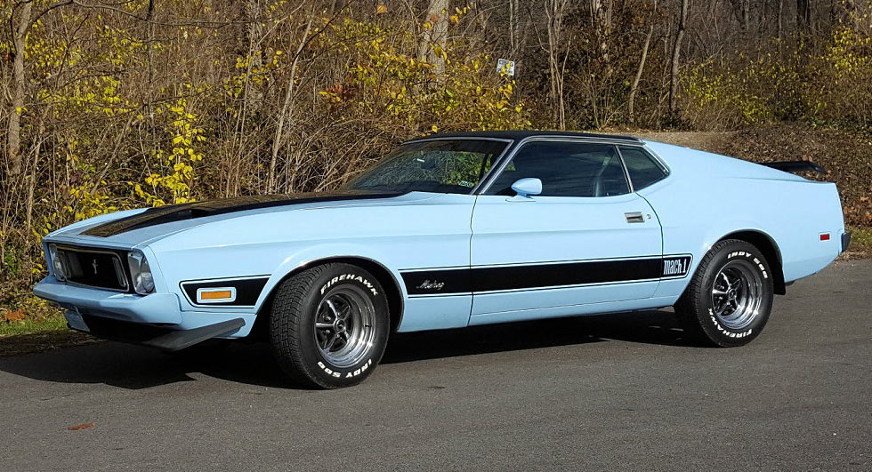 'Baby' Blue 1973 Ford Mustang Mach 1 Could Be Yours For $14K