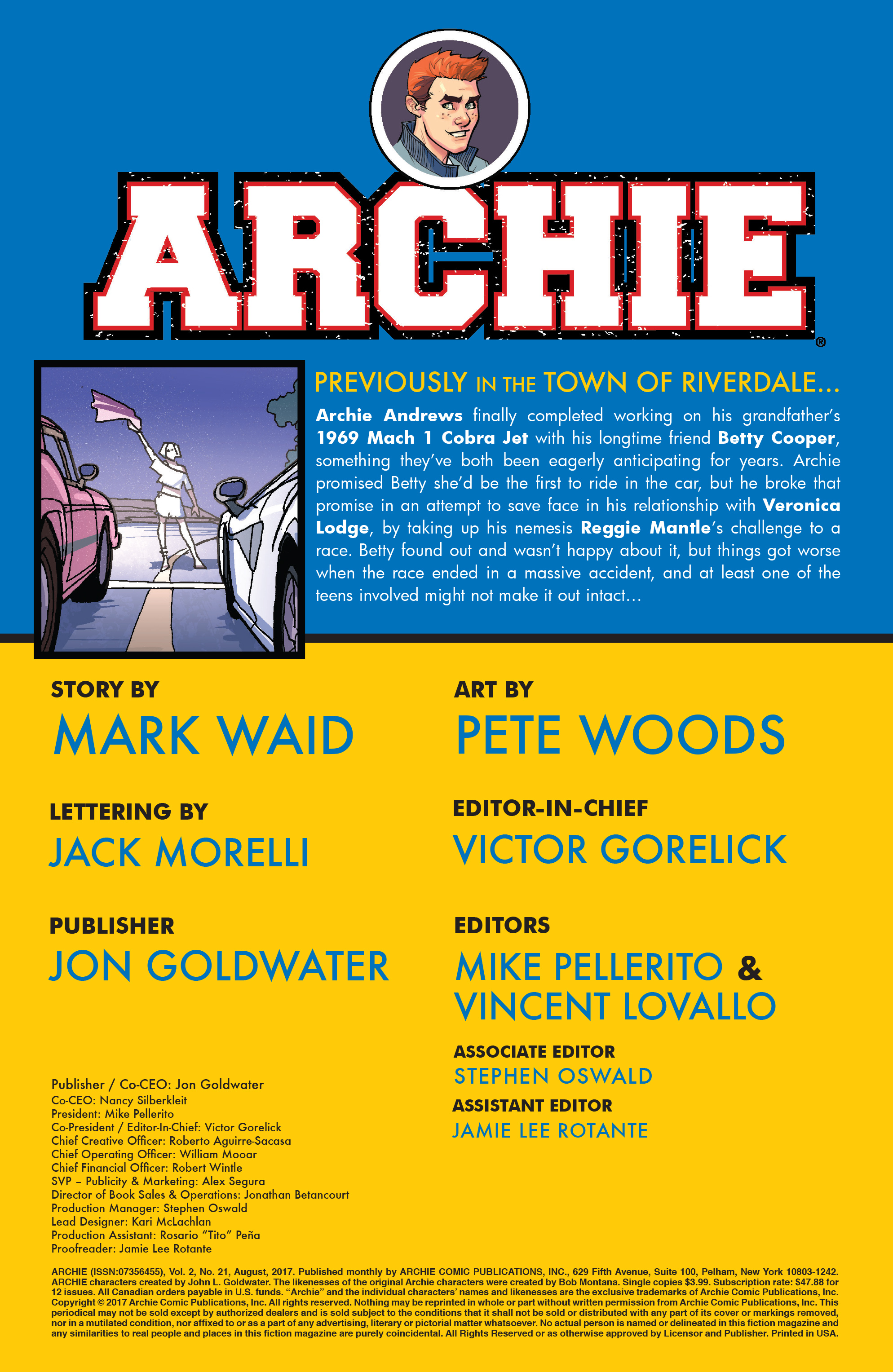 Read online Archie (2015) comic -  Issue #21 - 2