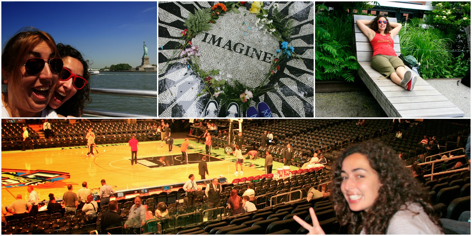 Què fer a Nova Tork? Creure pel Hudson per veure l'Estàtua de la Llibertat, visitar el tribut a John Lennon, passejar pel High Line Park, bàsquet al Madison Square Garden