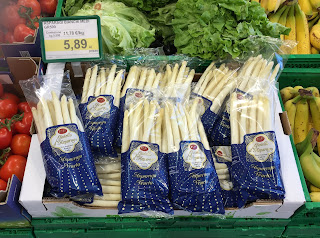 White asparagus is a speciality of the area