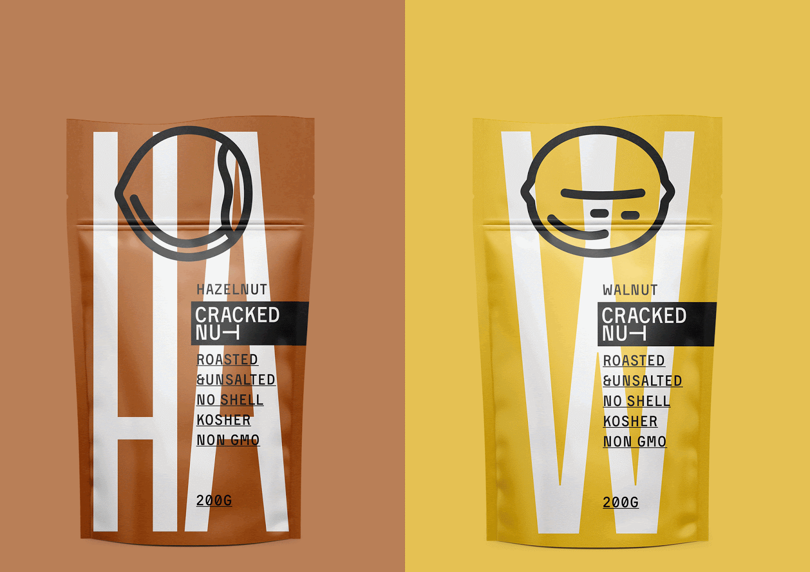 Cracked Nut Packaging Of The World