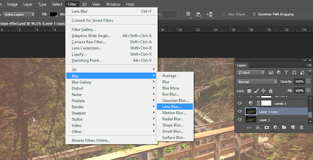 Tutorial Photoshop Membuat Effect Photo Vintage