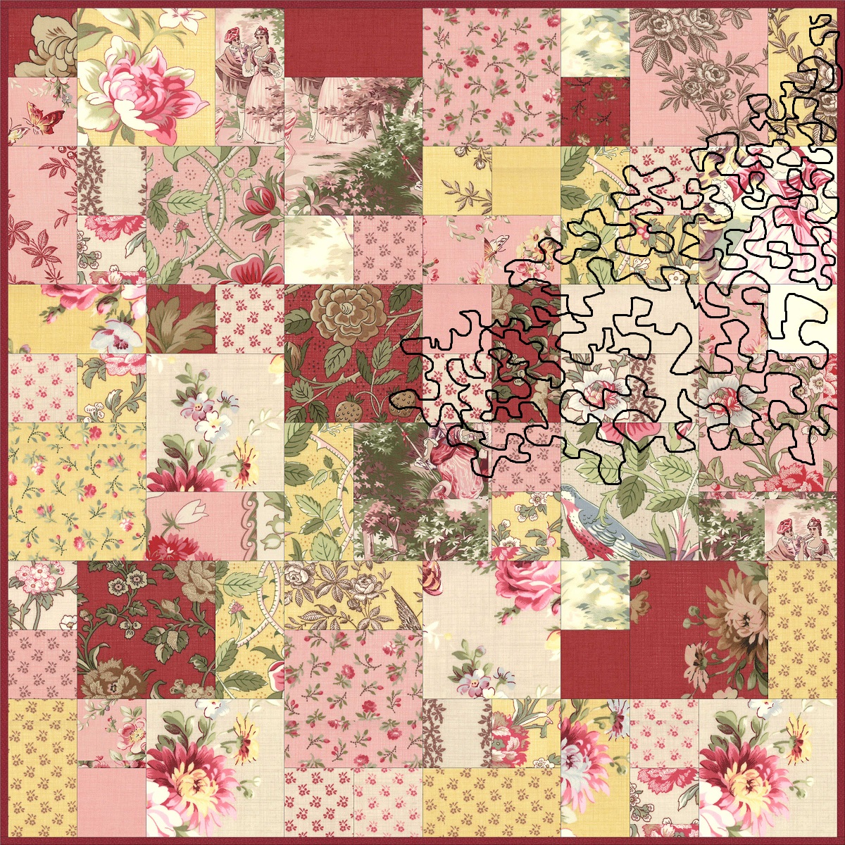 PamelaQuilts How to Quilt a Large Quilt on a Domestic Machine