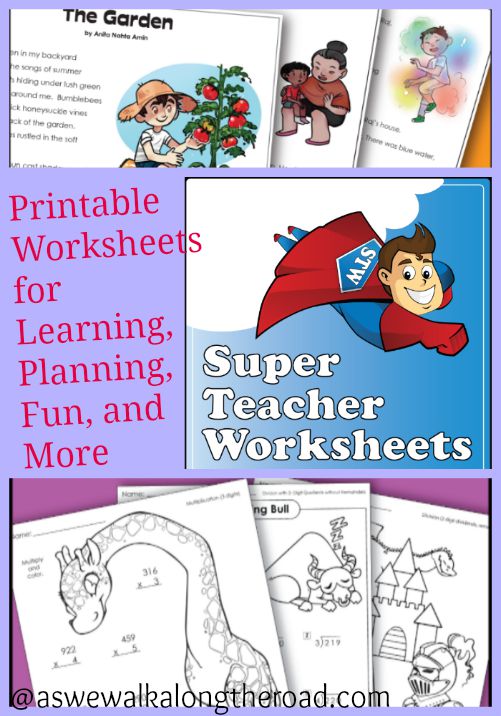 Super Teacher Worksheets: Printable Worksheets for Learning, Planning