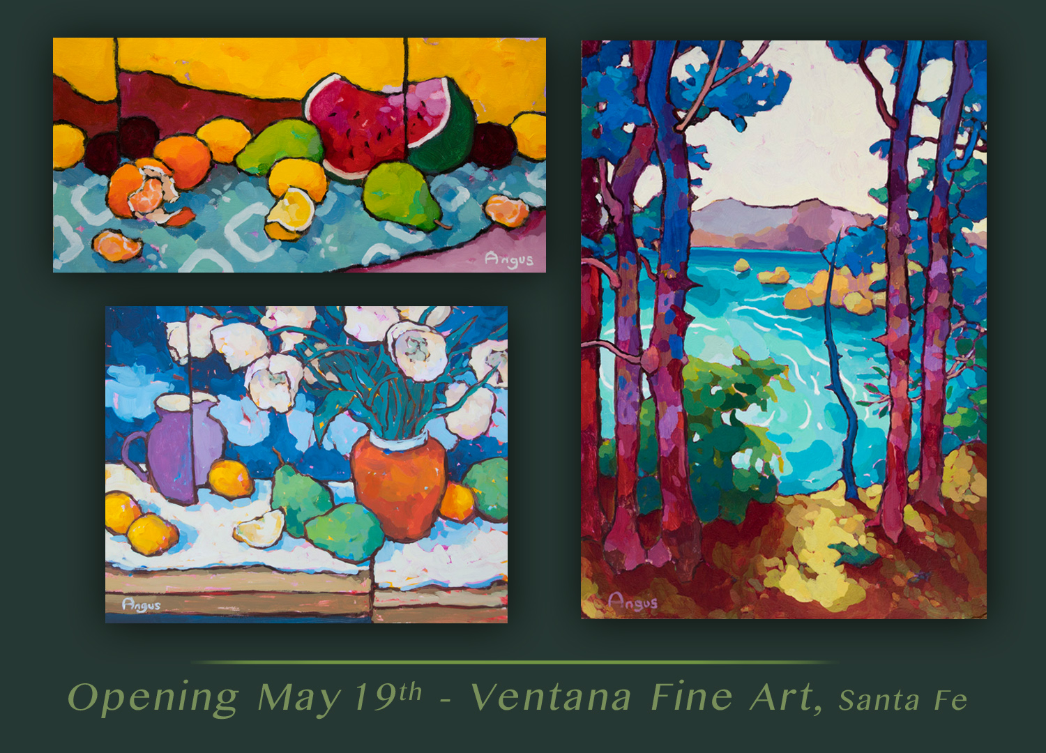 Angus Wilson Studio Santa Fe Art show