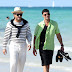 Edgar Ramirez y Ricky Martin en el set de “Versace: American Crime Story”