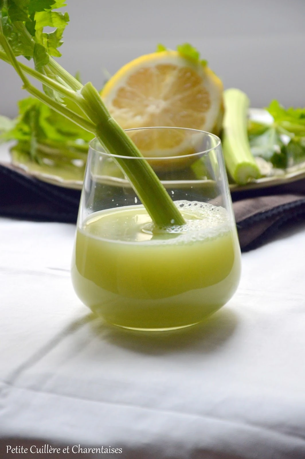 Petite Cuillère et Charentaises: Cocktail sans alcool { Céleri - Litchi