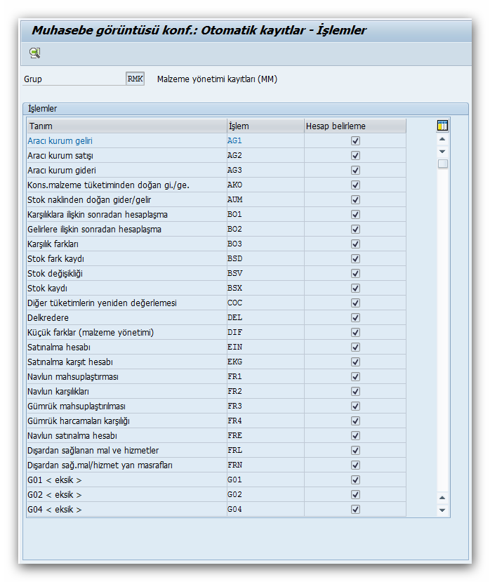 sap fi ve lojistik modülleri entegrasyonu