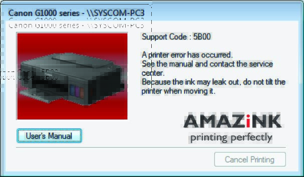 Mengenal 5 Kode Error Pada Printer Canon