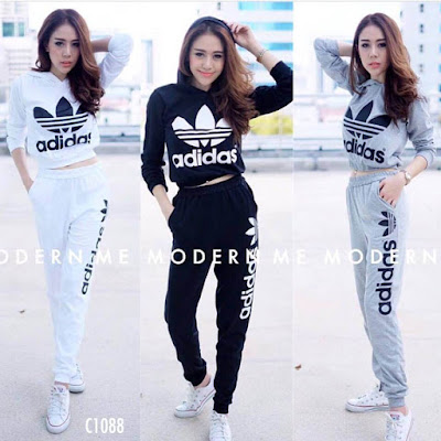 รีวิวขายเสื้อแขนยาว มีฮู้ดสกรีนลาย Adidas