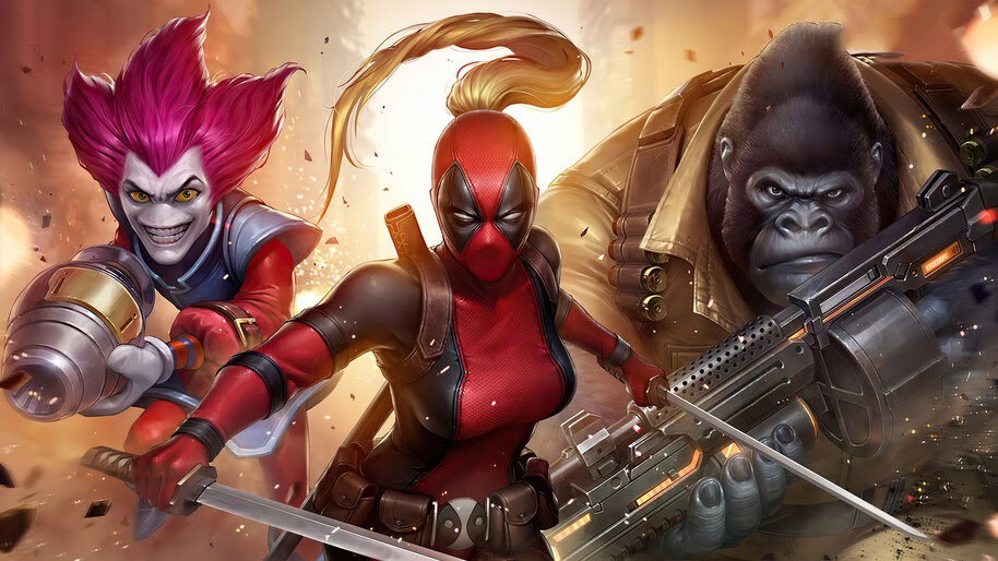Lady Deadpool, Marvel, Comics, 4K, #6.2158