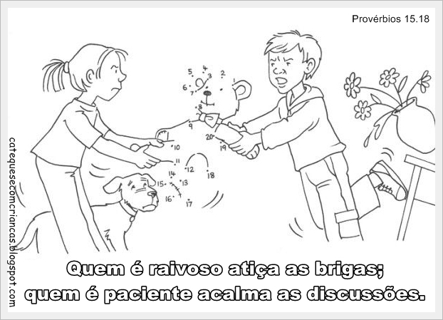 Catequese com Crianças: Provérbios para Colorir