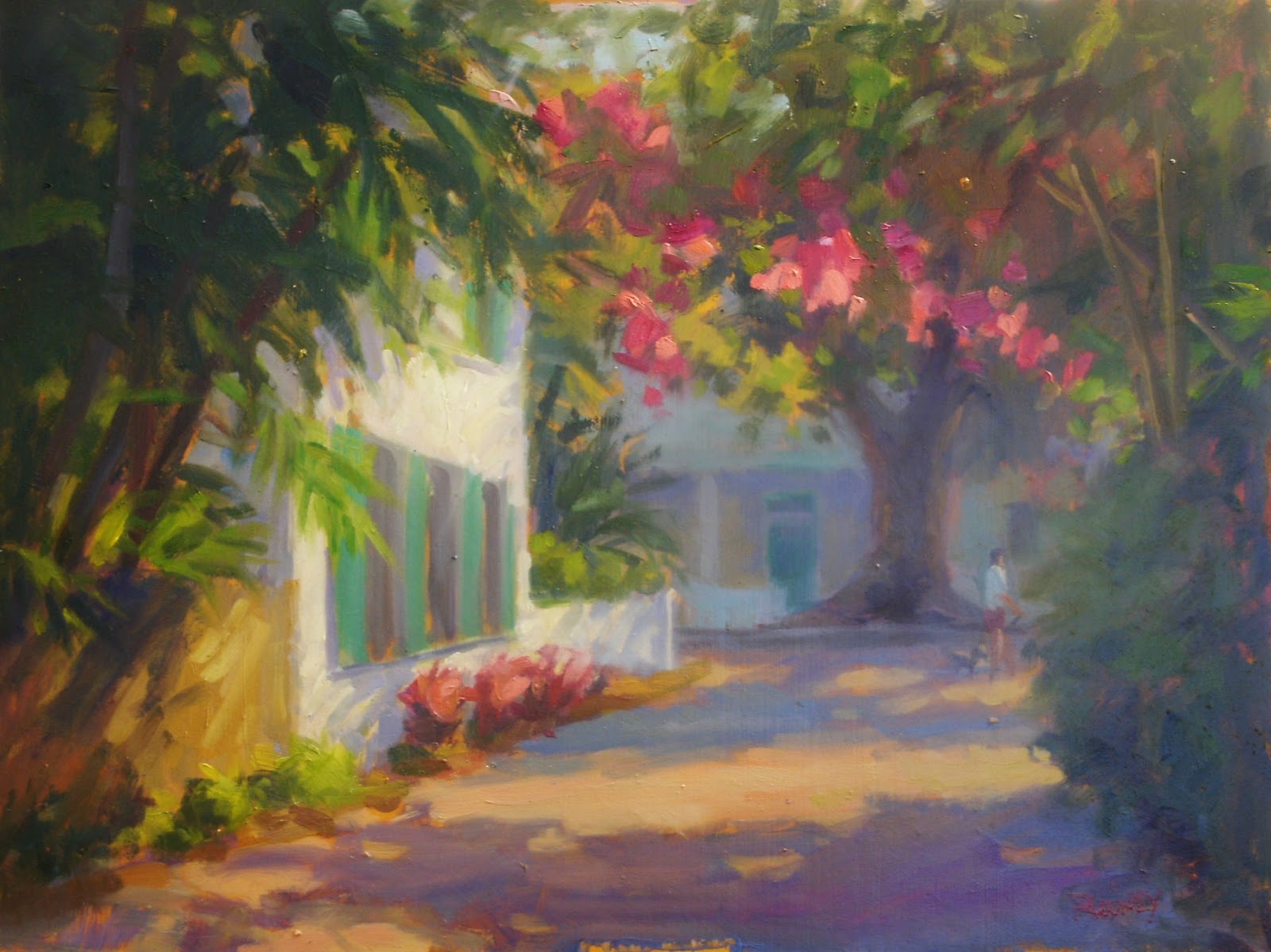 Mike Rooney Studios Painting a Day SOLD Shady Elgin12x16