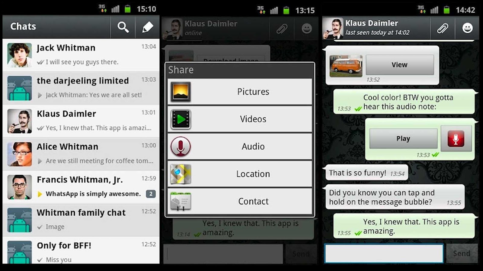 Apps para whatsapp android