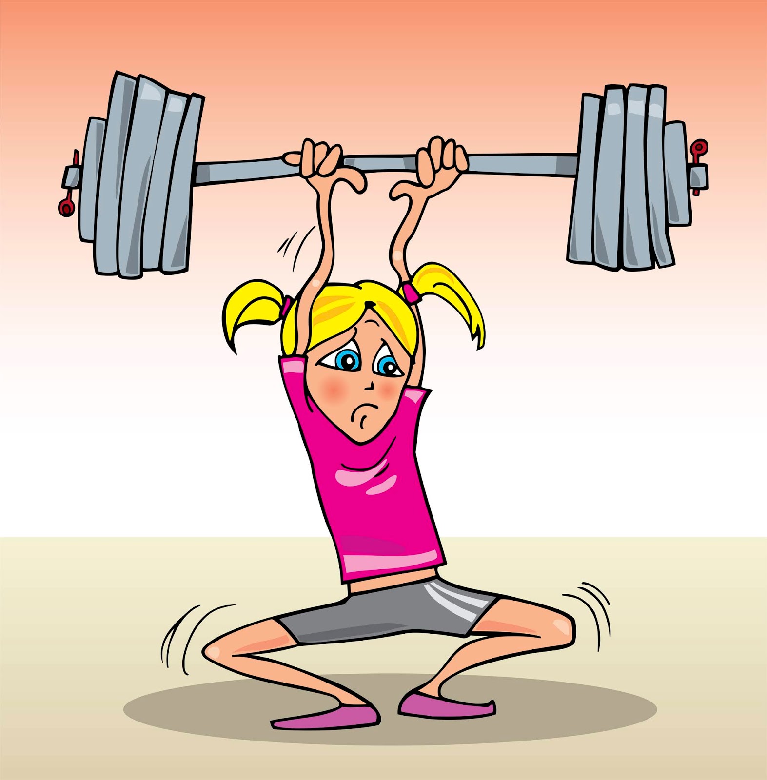 Карикатуры про занятия фитнесом