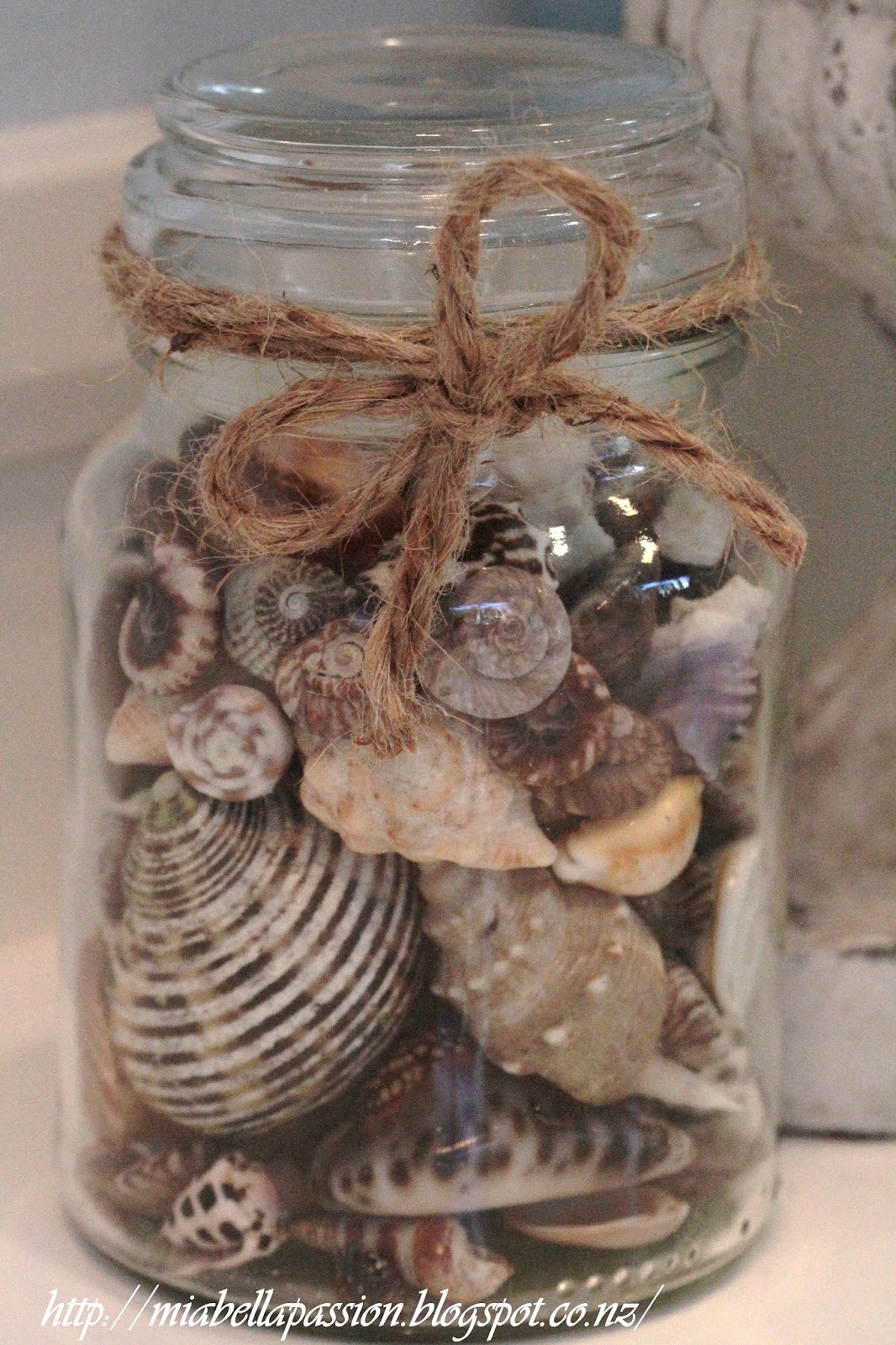 Mia Bella Passions Easy 'Beach' Decor DIY a Shell Jar...
