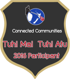 Tuhi Mai, Tuhi Atu Badge