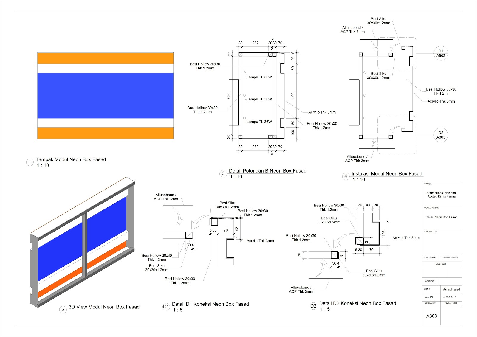 Gambar Konstruksi Reklame Ruko, Mini Market, Apotik ~ Renov-Smart ...