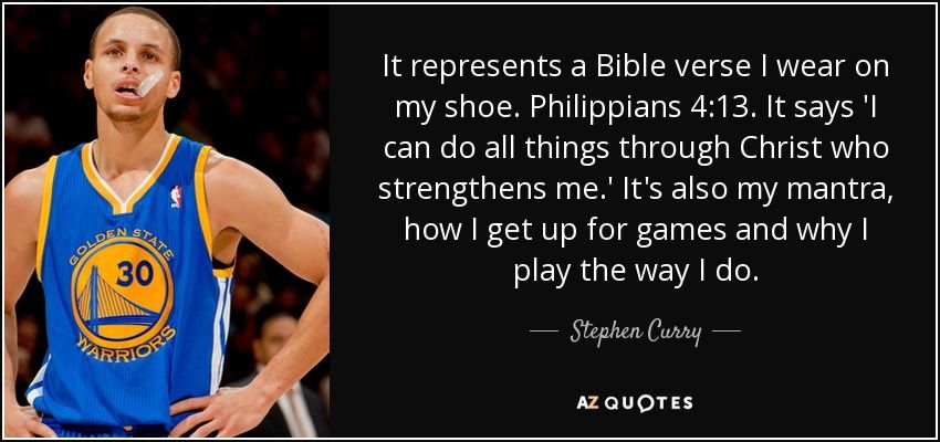 i can do all things through christ stephen curry shoes