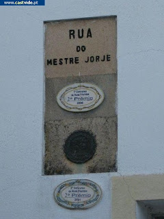 Azulejos e Placas de Pedra de Castelo de Vide, Portugal (Tiles)