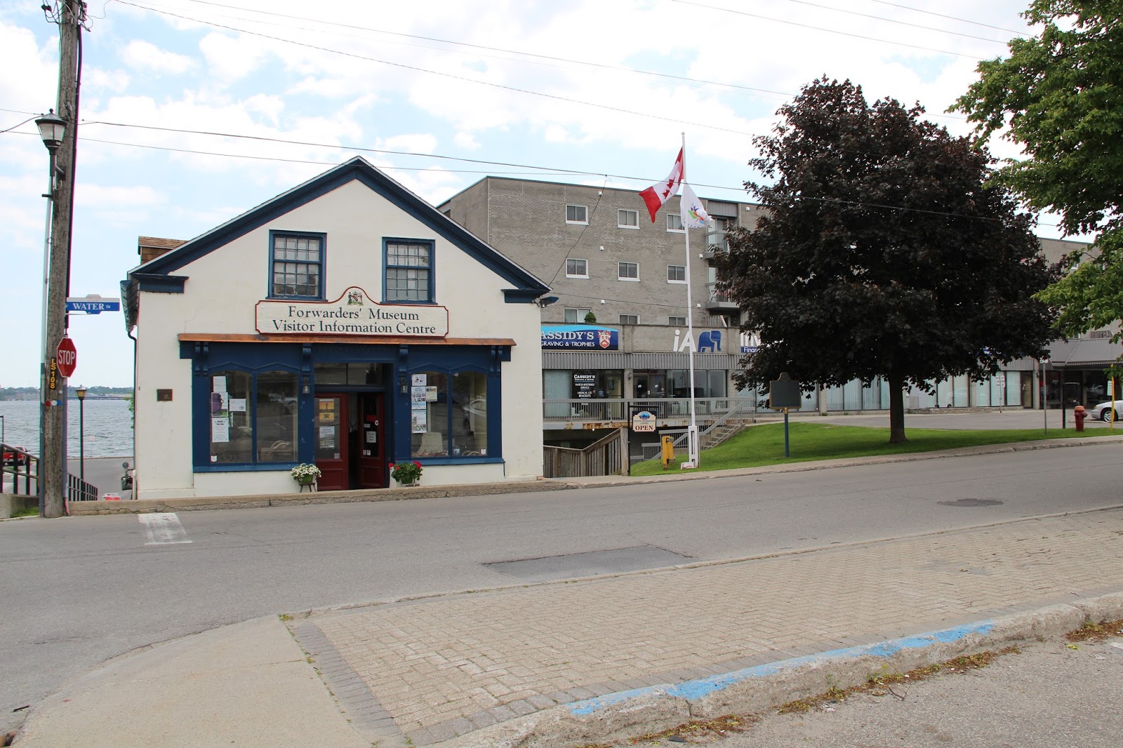 Memorials in Ottawa Forwarding Trade Plaque and Museum, Prescott, Ontario