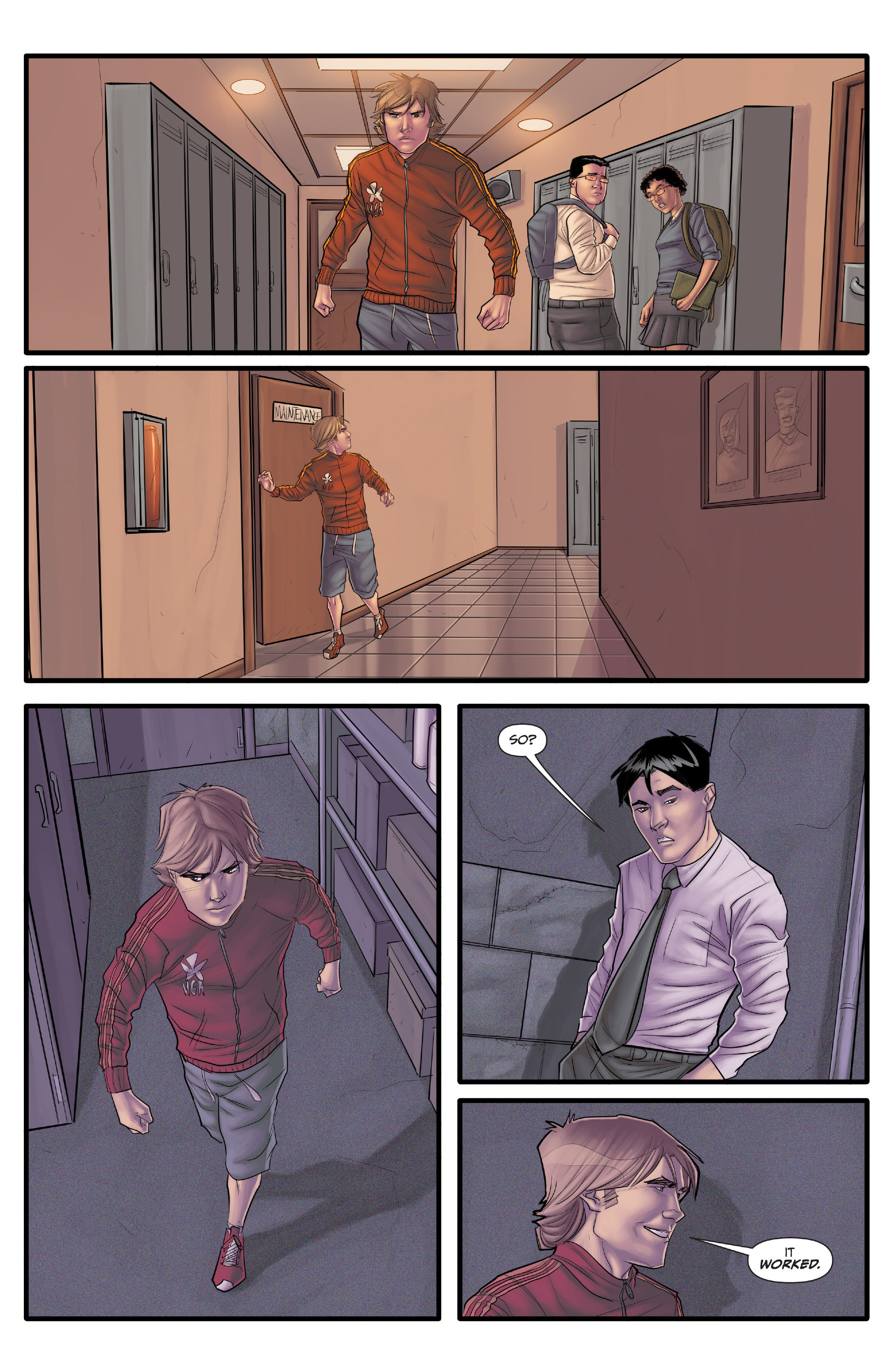 Read online Morning Glories comic -  Issue #41 - 13
