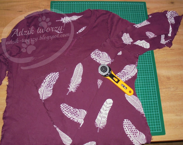 Jak zmniejszyć za dużą bluzę DIY - Blog o szyciu i przerabianiu ubrań - Adzik tworzy