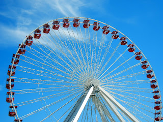 Ferris Wheel on the Navy Pier in downtown Chicago, Illinois
