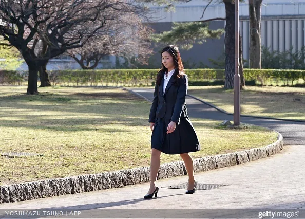 Japanese Princess Kako, younger daughter of the Emperor's second son Prince Akishino, arrives at the International Christian University (ICU) campus for an entrance ceremony to the university in Tokyo 