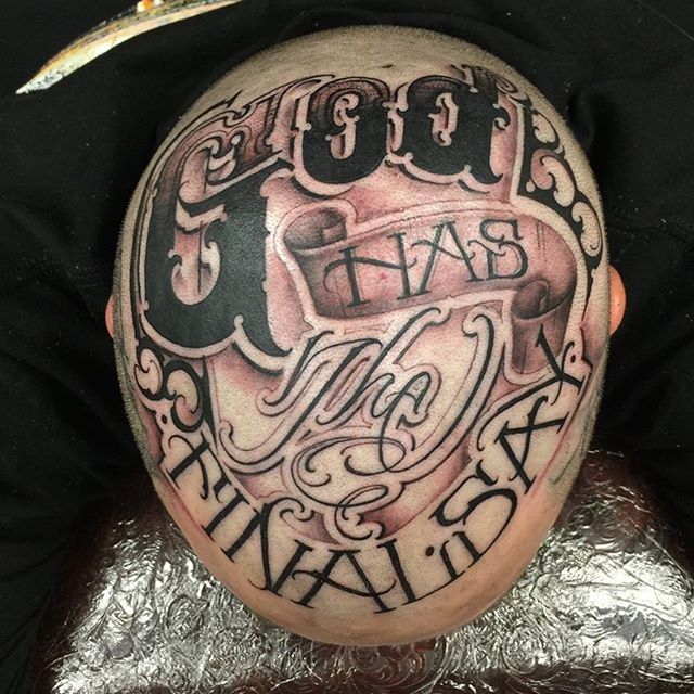 Hardcore Head Tattoos For Committed Collectors
