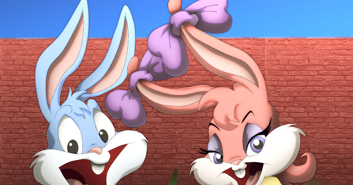 Buster Bunny, Babs Bunny and Pluck... 