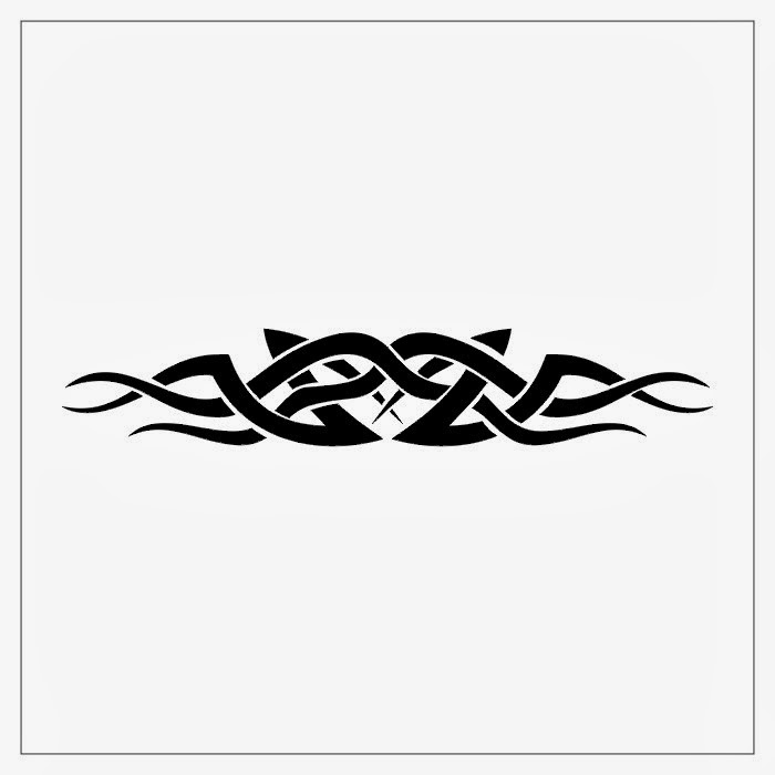 Тату эскиз кельтский браслет