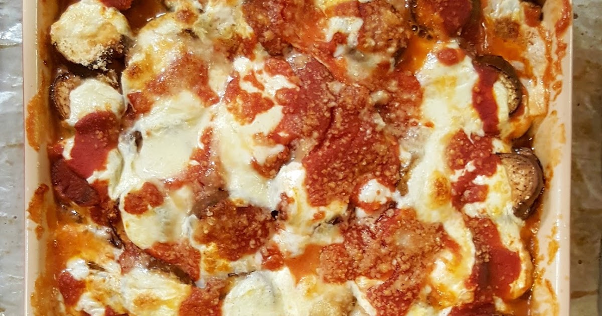 Lowcarb eggplant parmesan casserole