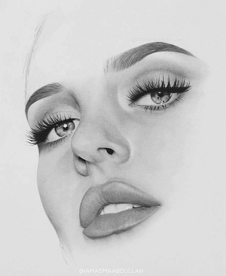 معرض صور مدونة تعلم كيف ترسم رسم وجة رهيب للفنانة أسماء عبد الله