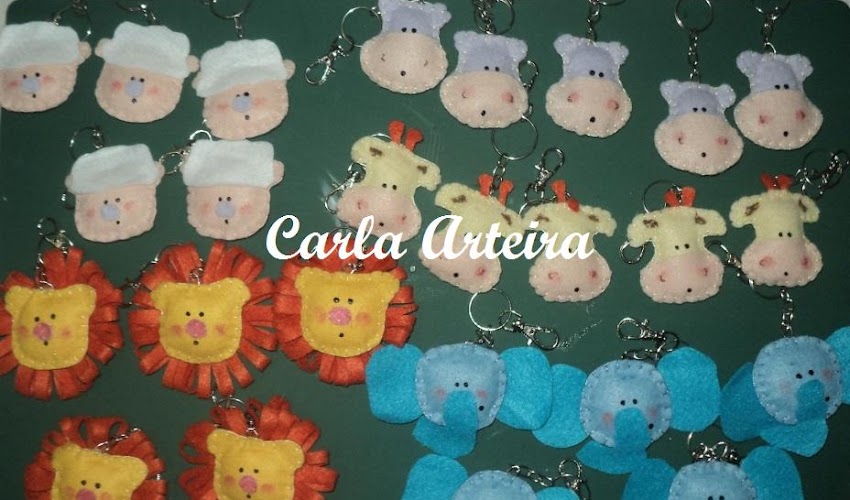 CHAVEIROS BICHINHOS FELTRO